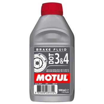 Dot 3& 4 Brake Fluid 100% SYNTHETIC- 0.5L